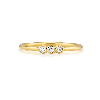 i1956 Gold or Platinum Ring with Natural Diamonds