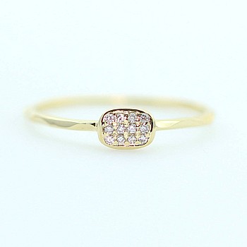 i2004didi Fashion Ring in Gold or Platinum with Diamonds