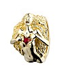 Take My Heart i2749 Gold Ring with Ruby