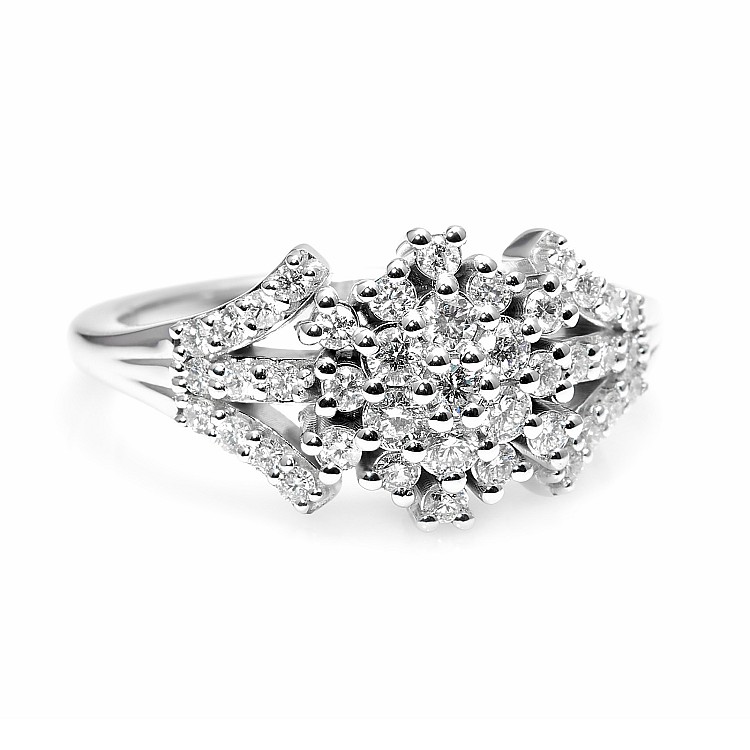 Gift Ring i2963didi in Gold or Platinum with Diamonds