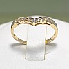 i097didi Gold Anniversary Ring with Diamonds