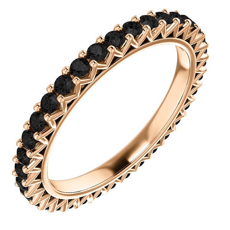 Gift Ring i123391dn in Gold with Black Diamonds