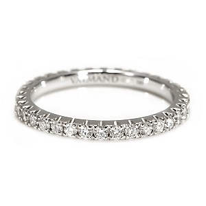 Eternity Ring made of Gold or Platinum with Diamonds i2119didi