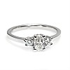 Engagement ring i015DovDi in Gold with Diamonds - GIA 0.30ct - 0.40ct