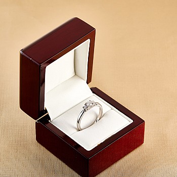 Engagement ring i025DiDi in Gold with Diamonds - GIA 0.30ct - 0.40ct