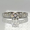 Engagement ring i056DiDi in Gold with Diamonds - GIA 0.30ct - 0.40ct