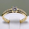 Engagement ring i058didi in Gold with Diamonds - GIA 0.30ct - 0.40ct