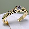 Engagement ring i058didi in Gold with Diamonds - GIA 0.30ct - 0.40ct