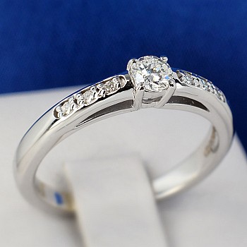 Engagement ring i058didi in Gold with Diamonds 0.15ct - 0.25ct