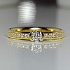 i113Didi Gold Engagement Ring with Diamonds - GIA 0.30ct - 0.40ct