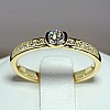 i113Didi Gold Engagement Ring with Diamonds - GIA 0.30ct - 0.40ct