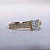 Engagement Ring i1218dchdi in Gold with Main Cushion Diamond - GIA 0.30ct - 0.40ct