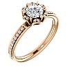 Engagement ring i121997DiDi in Gold with Diamonds - GIA 0.30ct - 0.40ct