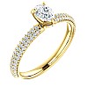 Engagement ring i122097DiDi in Gold with Diamonds - GIA 0.30ct - 0.40ct