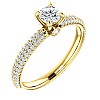 Engagement ring i122097DiDi in Gold with Diamonds - GIA 0.30ct - 0.40ct