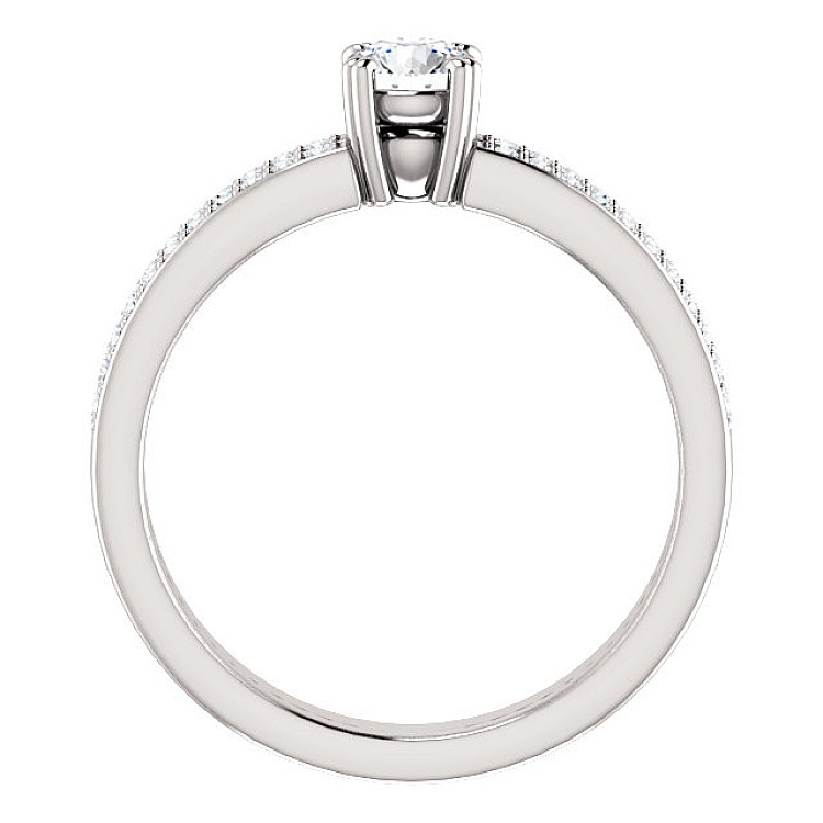 Engagement ring i122376DiDi in Gold with Diamonds - GIA 0.50ct - 0.70ct