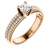 Engagement ring i122376DiDi in Gold with Diamonds - GIA 0.50ct - 0.70ct