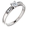 Engagement ring i122395DiDi in Gold with Diamonds - GIA 0.30ct - 0.40ct