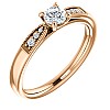 Engagement ring i122395DiDi in Gold with Diamonds - GIA 0.30ct - 0.40ct