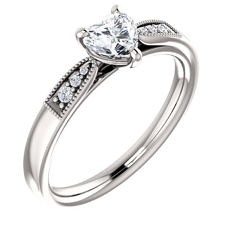 Engagement ring i122395DiDi in Gold with Diamonds - GIA 0.30ct - 0.40ct