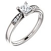 Engagement ring i122395DiDi in Gold with Diamonds - GIA 0.30ct - 0.40ct