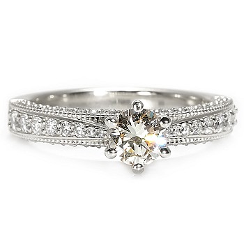 Engagement ring i122474DiDi in Gold with Diamonds - GIA 0.50ct - 0.70ct