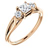 Engagement ring i122513DiDi in Gold with Diamonds - GIA 0.50ct - 0.70ct