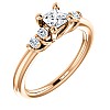 Engagement ring i122543DiDi in Gold Diamonds - GIA 0.30ct - 0.40ct