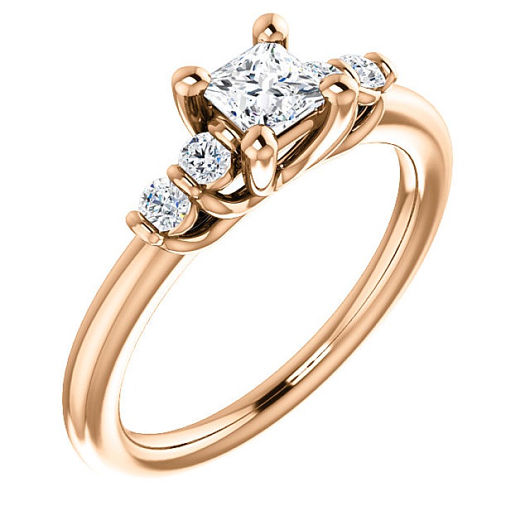 Engagement ring i122543DiDi in Gold Diamonds - GIA 0.30ct - 0.40ct