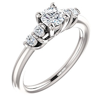 Engagement ring i122543DiDi in Gold Diamonds - GIA 0.50ct - 0.70ct