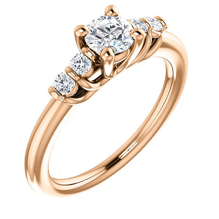 Engagement ring i122543DiDi in Gold Diamonds - GIA 1.00ct