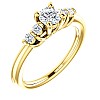 Engagement ring i122543DiDi in Gold Diamonds - GIA 0.30ct - 0.40ct