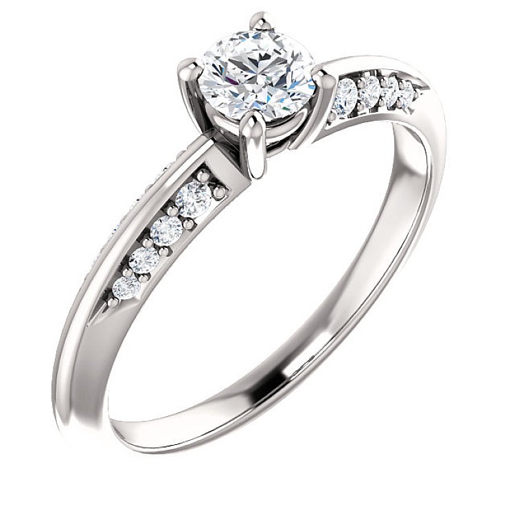 Engagement ring i122701DiDi in Gold with Diamonds - GIA 0.30ct - 0.40ct