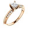 Engagement ring i122701DiDi in Gold with Diamonds - GIA 0.30ct - 0.40ct