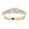 Engagement ring i122866Didi in Gold with Diamonds - GIA 0.50ct - 0.70ct