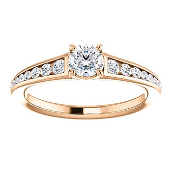 Engagement ring i122866DiDi in Gold with Diamonds 0.20ct - 0.25ct