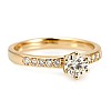 Engagement ring i2174DiDi in Gold with Diamonds - GIA 1.00ct