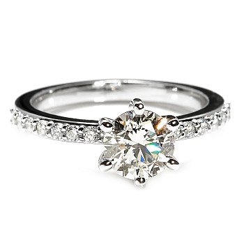 Engagement ring i504DiDi in Gold with Diamonds - GIA 1.00ct