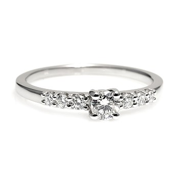 i581didi Gold Engagement Ring with Diamonds 0.10ct - 0.25ct