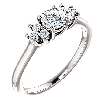 Engagement ring i71604DiDi in Gold with Diamonds - GIA 0.30ct - 0.40ct