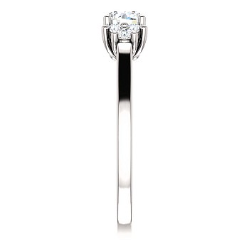 Engagement ring i71604DiDi in Gold with Diamonds - GIA 0.30ct - 0.40ct