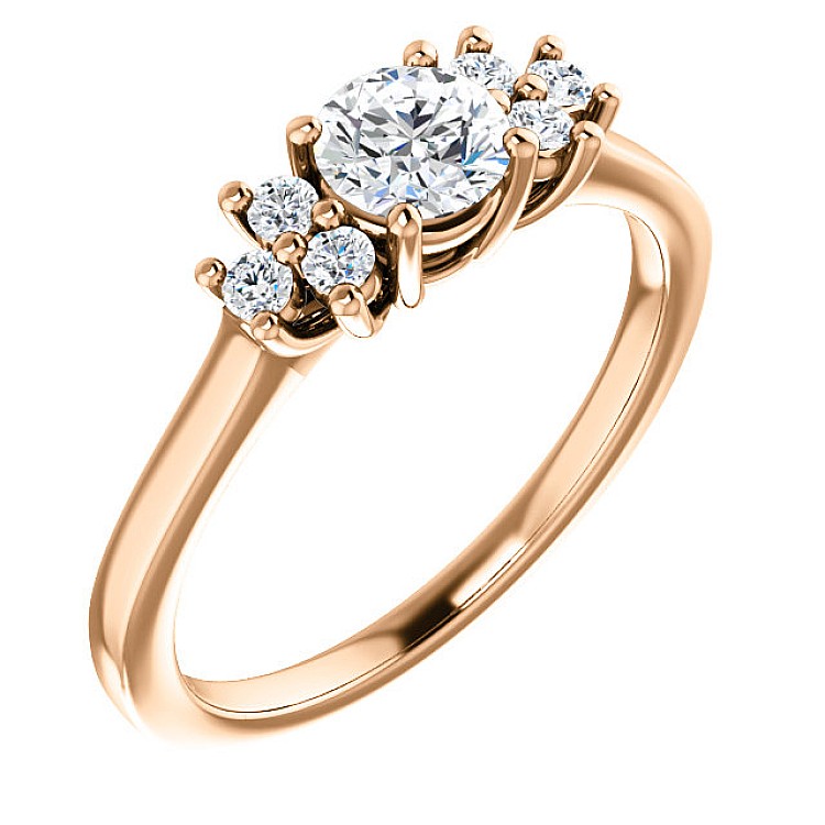 i71604DiDi Gold Engagement Ring with Diamonds