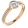 Engagement ring i71646didi in Gold with Diamonds - GIA 0.30ct - 0.40ct