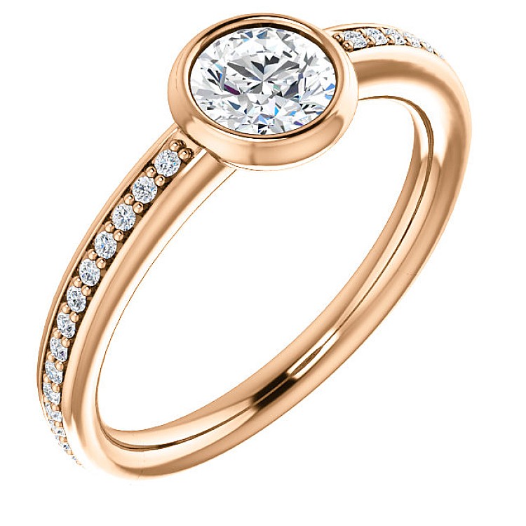 Engagement ring i71646didi in Gold with Diamonds - GIA 0.30ct - 0.40ct