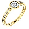 Engagement ring i71646didi in Gold with Diamonds - GIA 0.30ct - 0.40ct