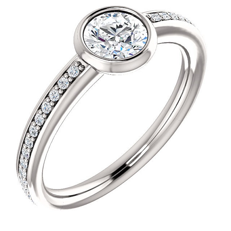 Engagement ring i71646didi in Gold with Diamonds - GIA 0.30ct - 0.40ct