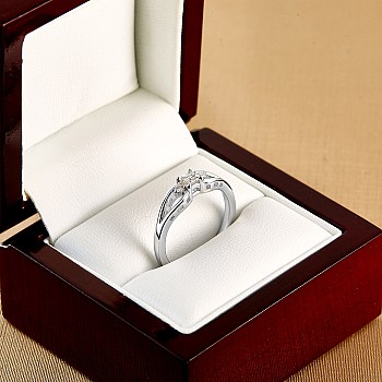 Engagement ring i71843didi in Gold with Diamonds - GIA 0.30ct - 0.40ct