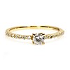 Gold engagement ring with diamonds - GIA 0.30ct - 0.40ct i1221908DiDi