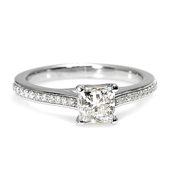 Engagement ring i122604DiDi in Gold with Colorless Diamond - GIA 0.30ct - 0.40ct