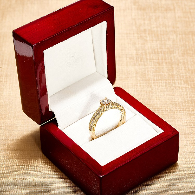 Engagement ring i122868didi in Gold with Diamonds - GIA 0.30ct - 0.40ct